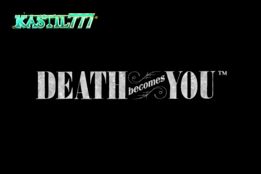 Tampilan visual slot Death Becomes You dengan tema gotik dan simbol horor